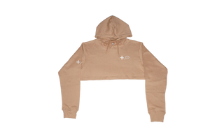 Brown Cropped Hoodie