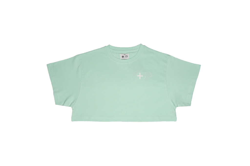 Mint Cropped Tee