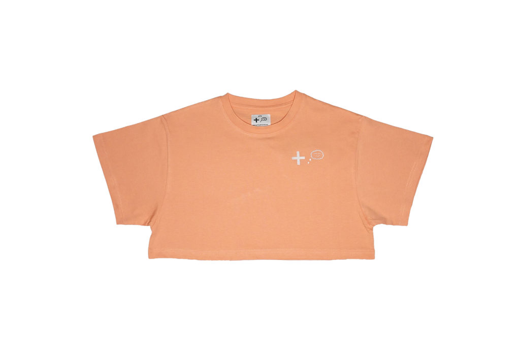 Peach Cropped Tee