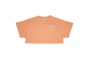 Peach Cropped Tee